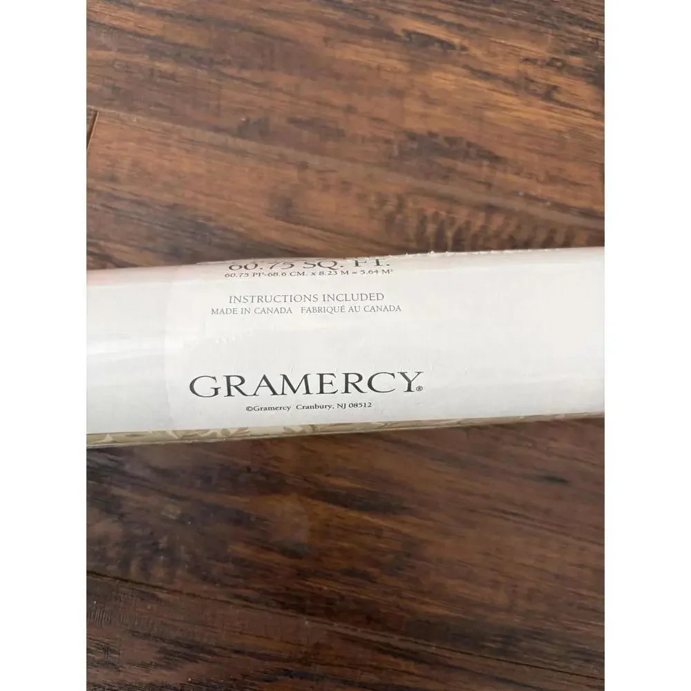VTG Wallpaper - Gramercy - Cream Fern Vine Foliage Pattern 536463